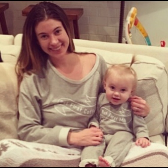 Mommy and Me matching Wyldson sweater and onesie. - Picture 3 of 4